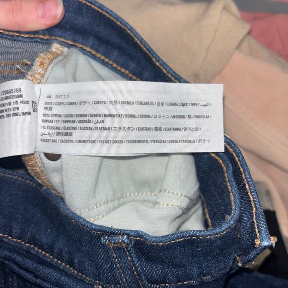 Abercrombie & Fitch The ‘90s Relaxed High Rise Jeans - Dark Wash - Size 24 - Picture 13 of 15